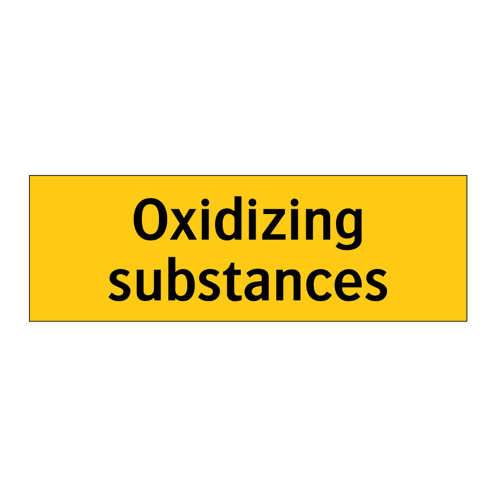 Oxidizing substances