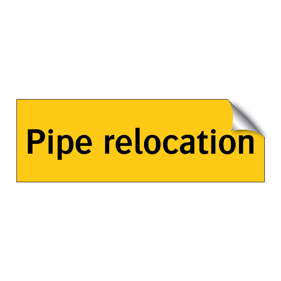 Pipe relocation