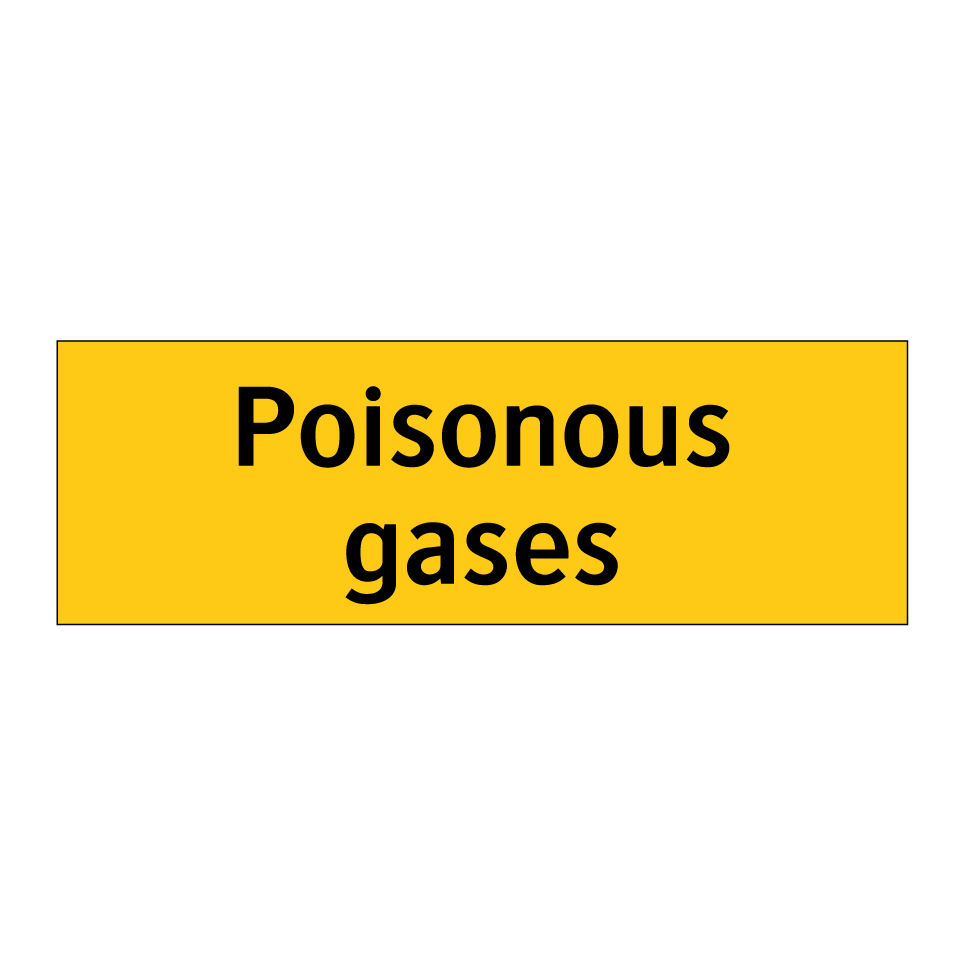 Poisonous gases
