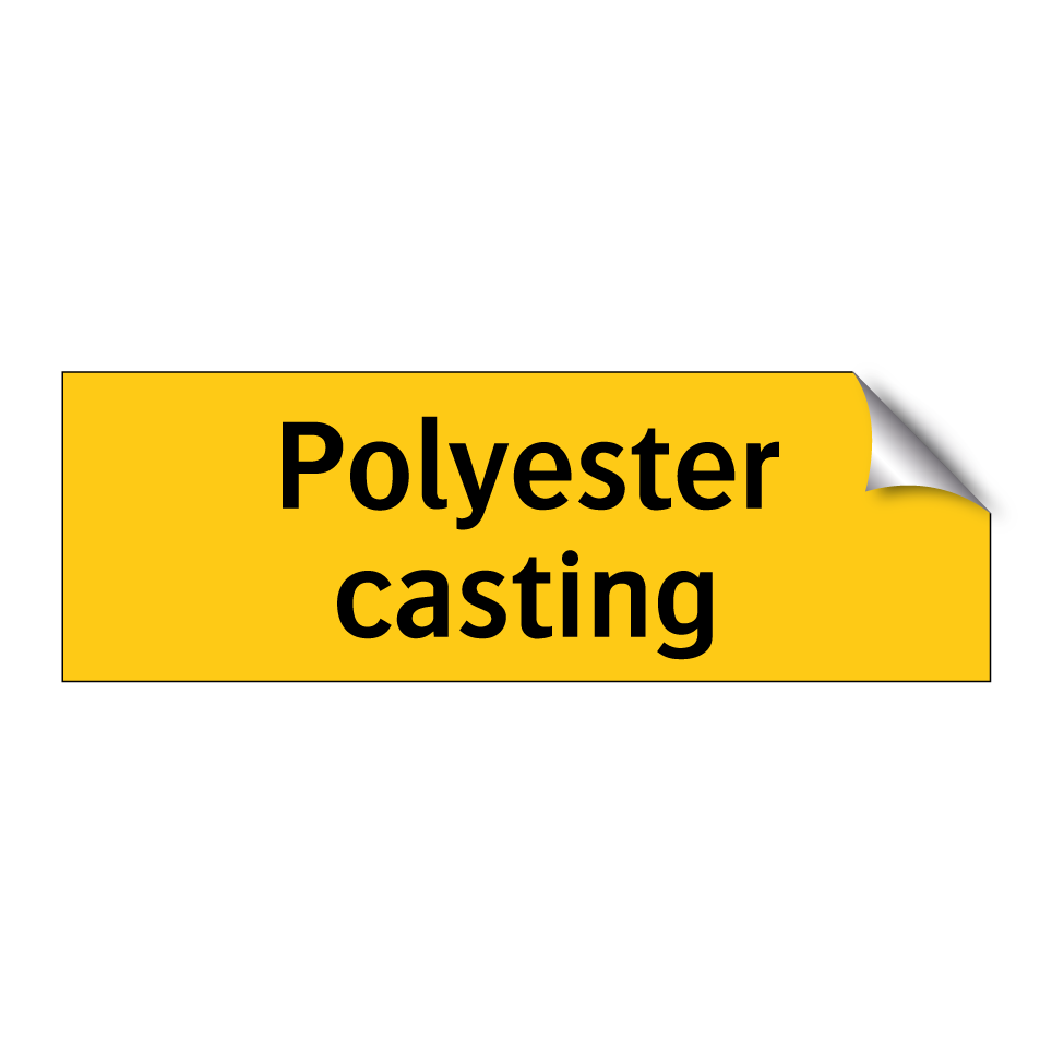 Polyester casting