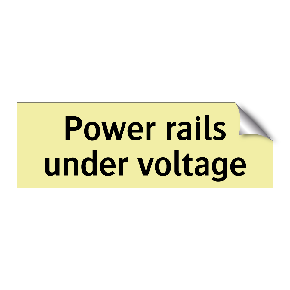Power rails under voltage