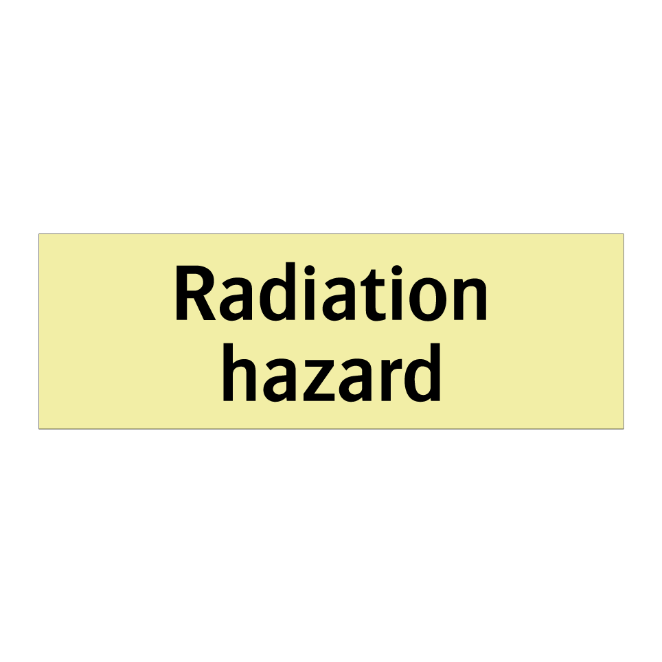 Radiation hazard