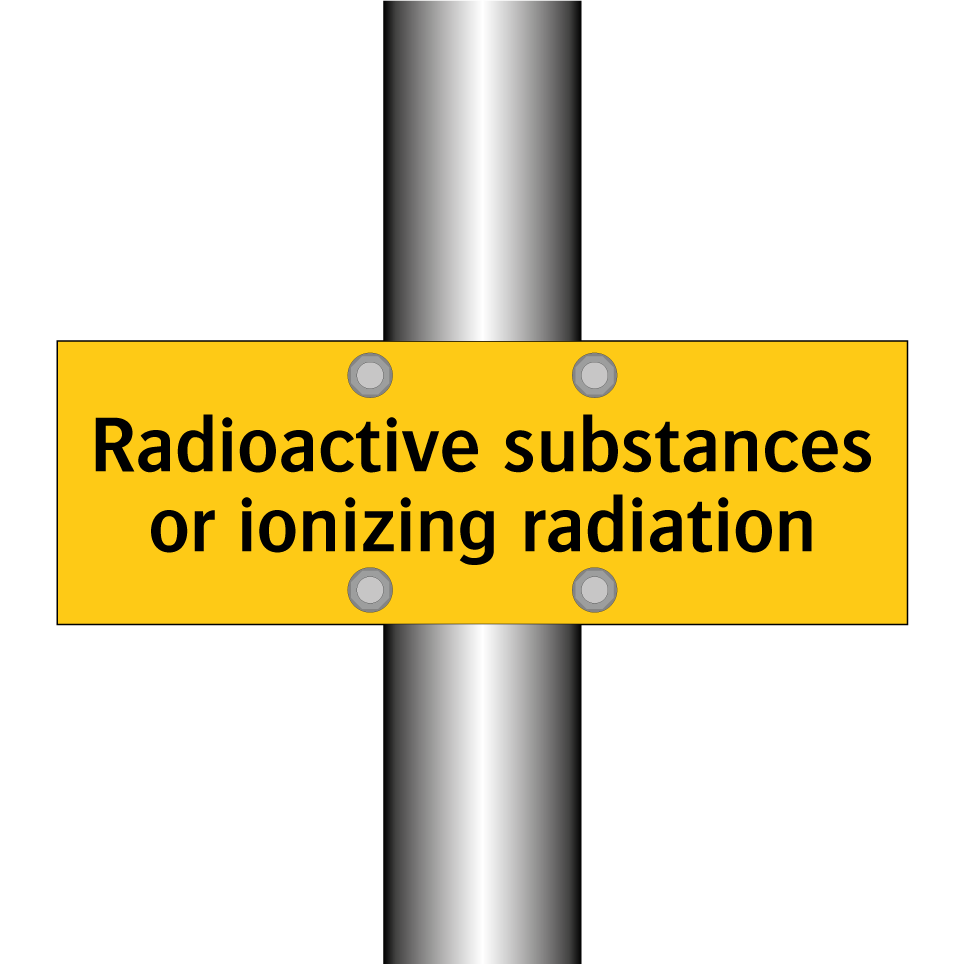 Radioactive substances or ionizing radiation