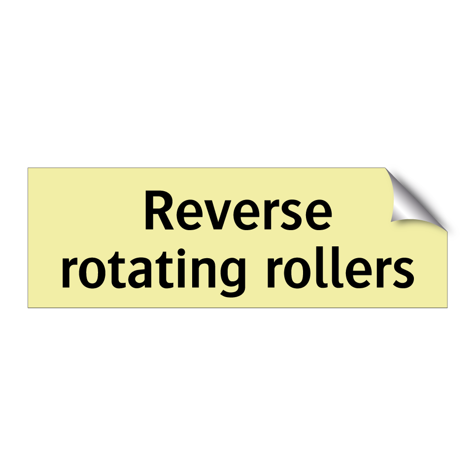 Reverse rotating rollers