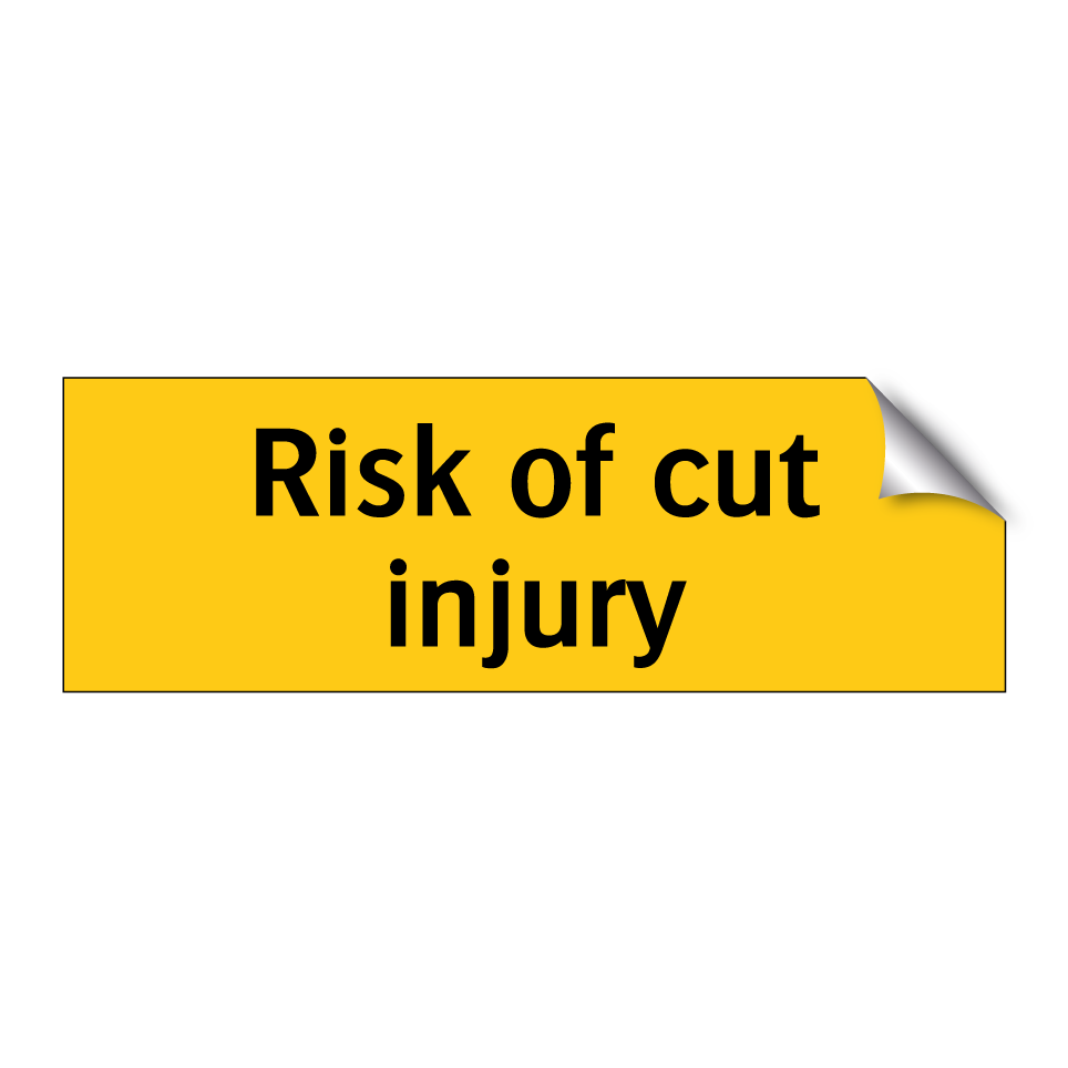 Risk of cut injury