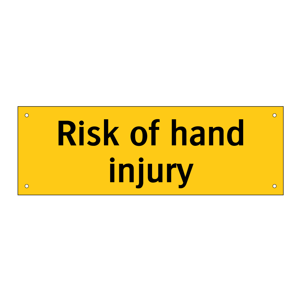 Risk of hand injury