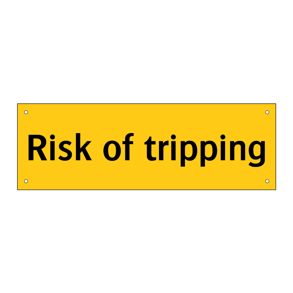 Risk of tripping