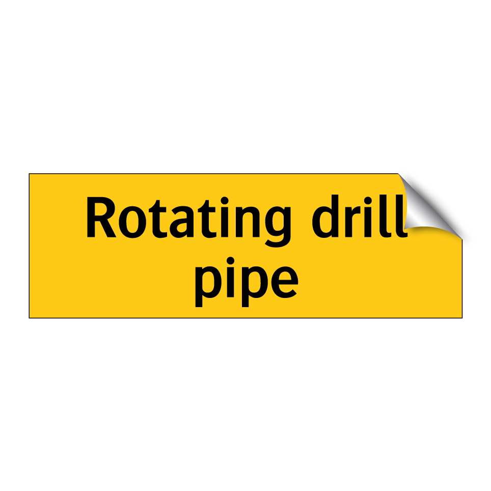 Rotating drill pipe
