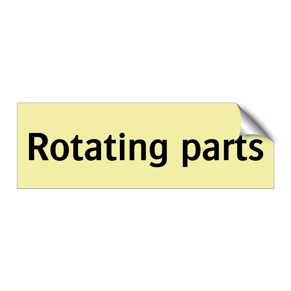 Rotating parts