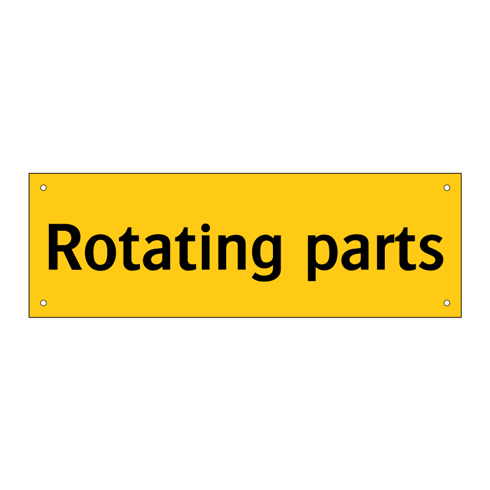 Rotating parts