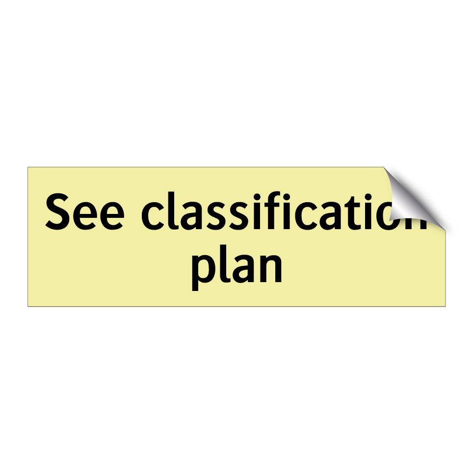 See classification plan