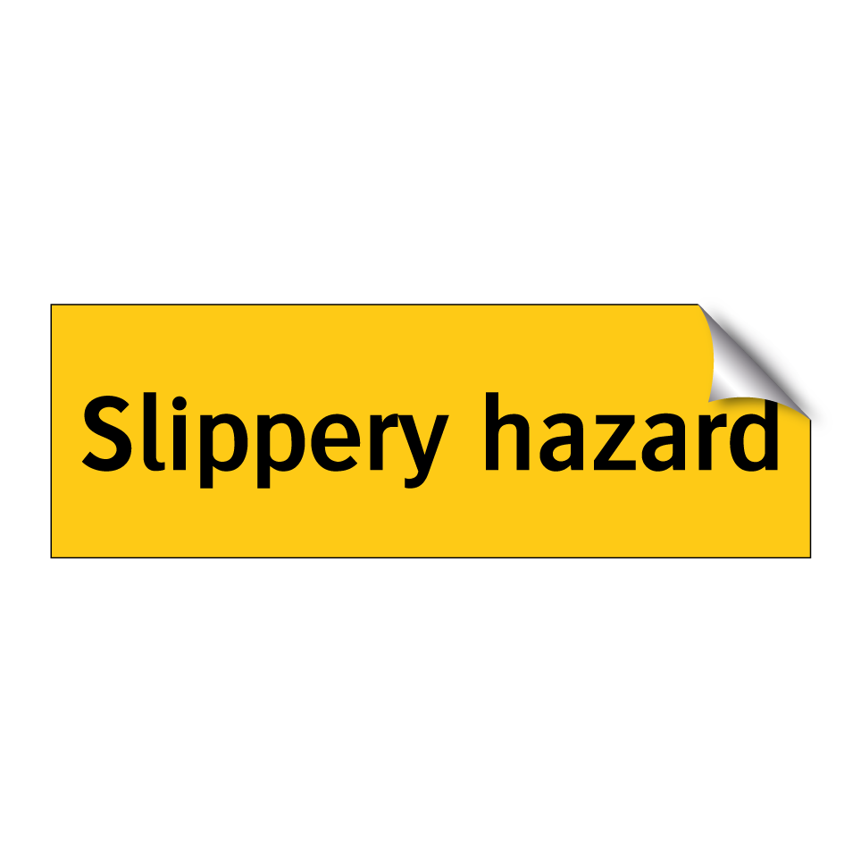 Slippery hazard