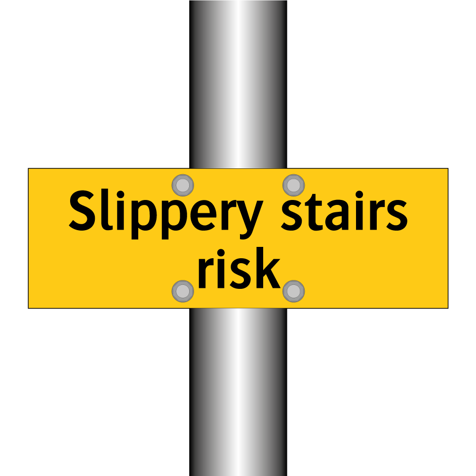 Slippery stairs risk