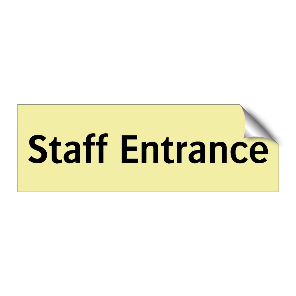 Staff Entrance