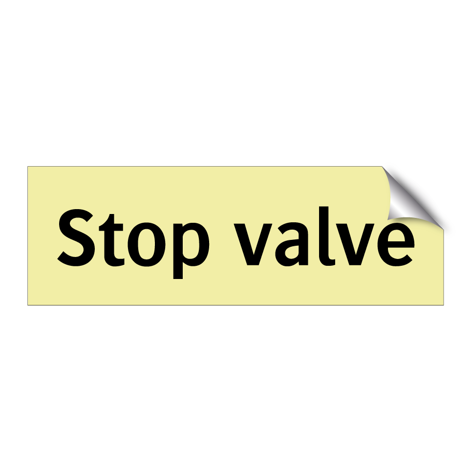 Stop valve