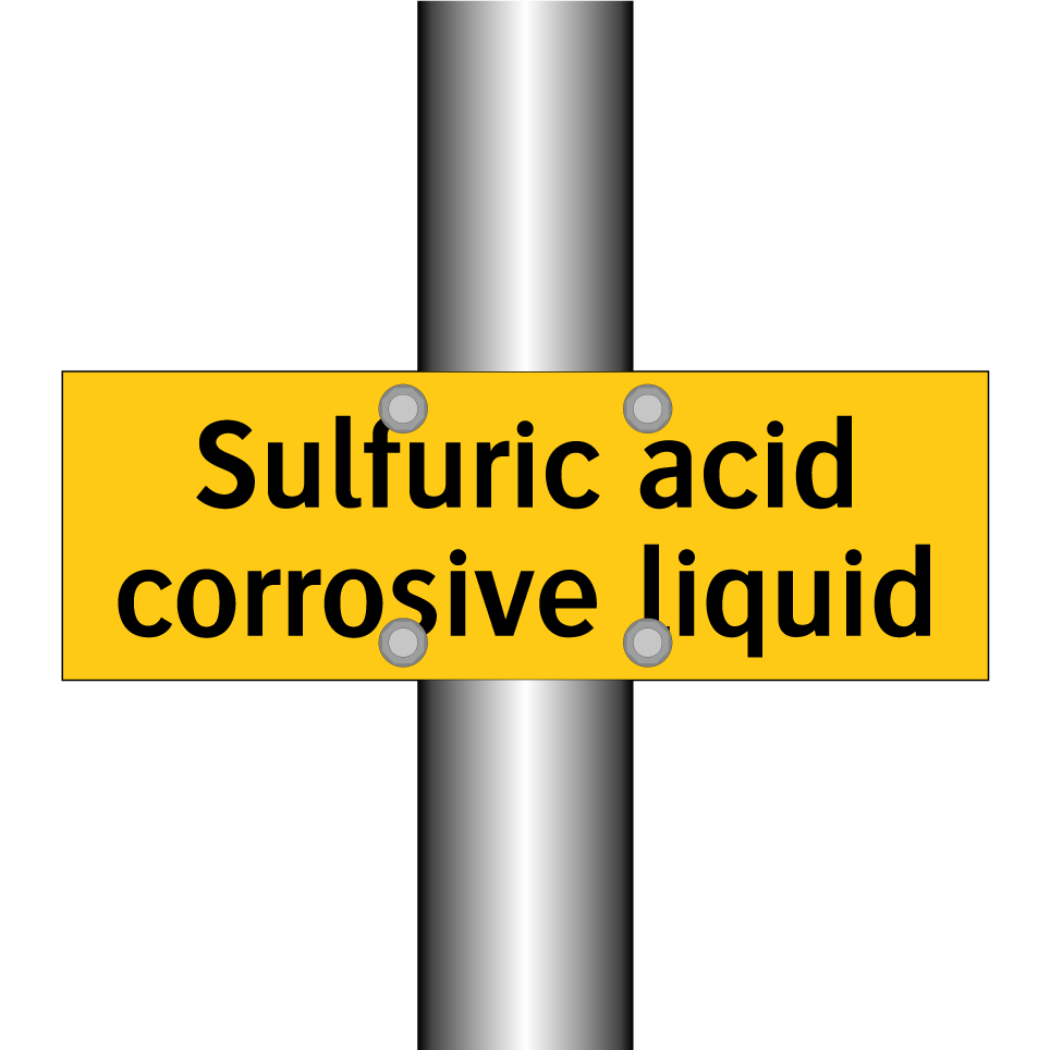 Sulfuric acid corrosive liquid