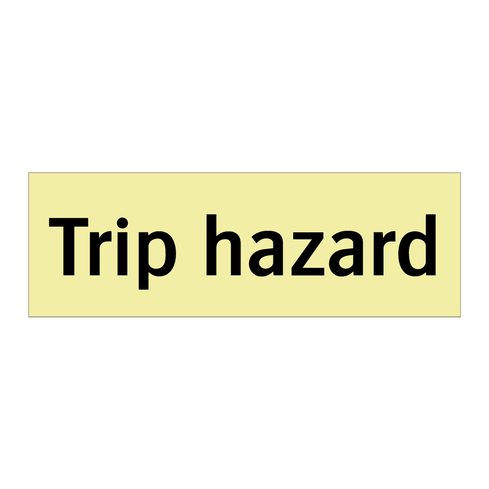 Trip hazard