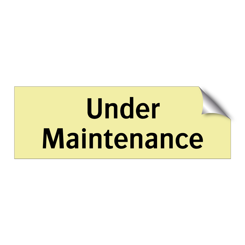 Under Maintenance