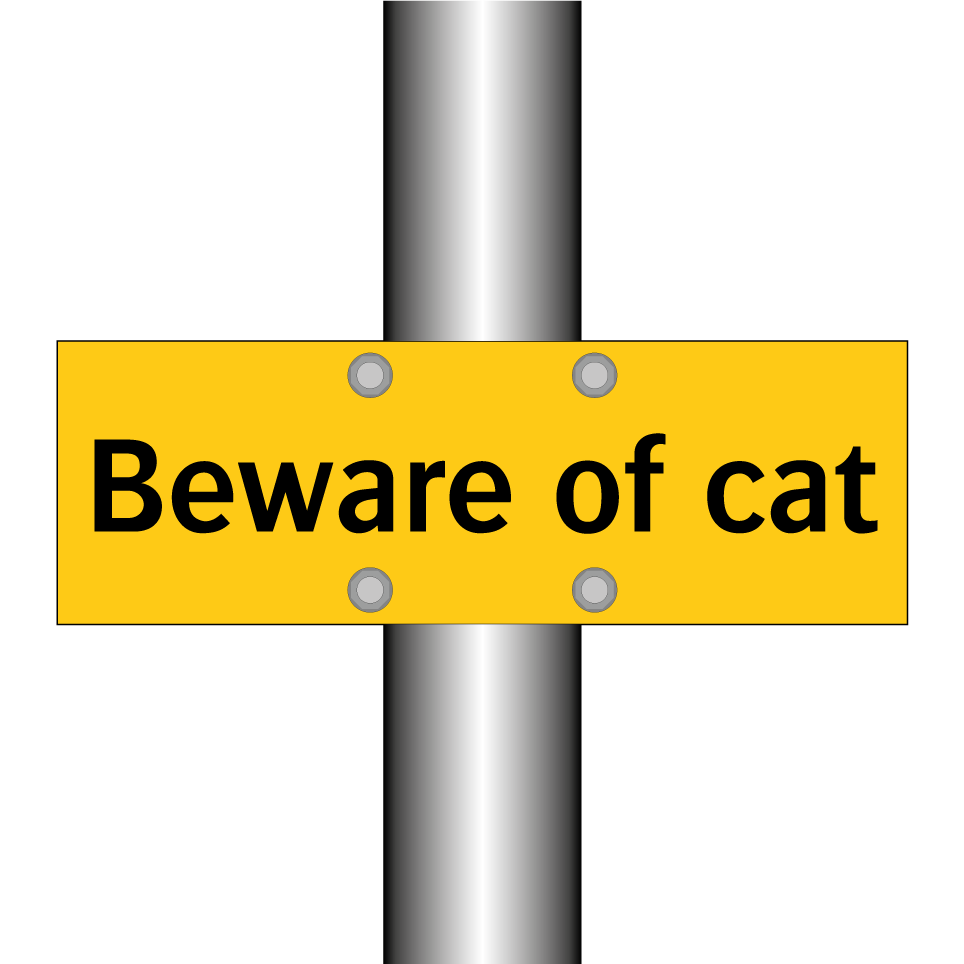 Beware of cat
