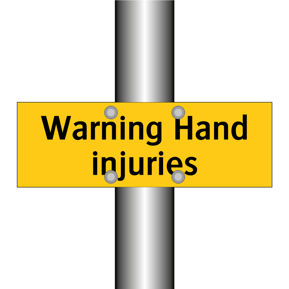 Warning Hand injuries