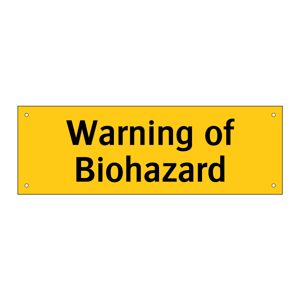 Warning of Biohazard
