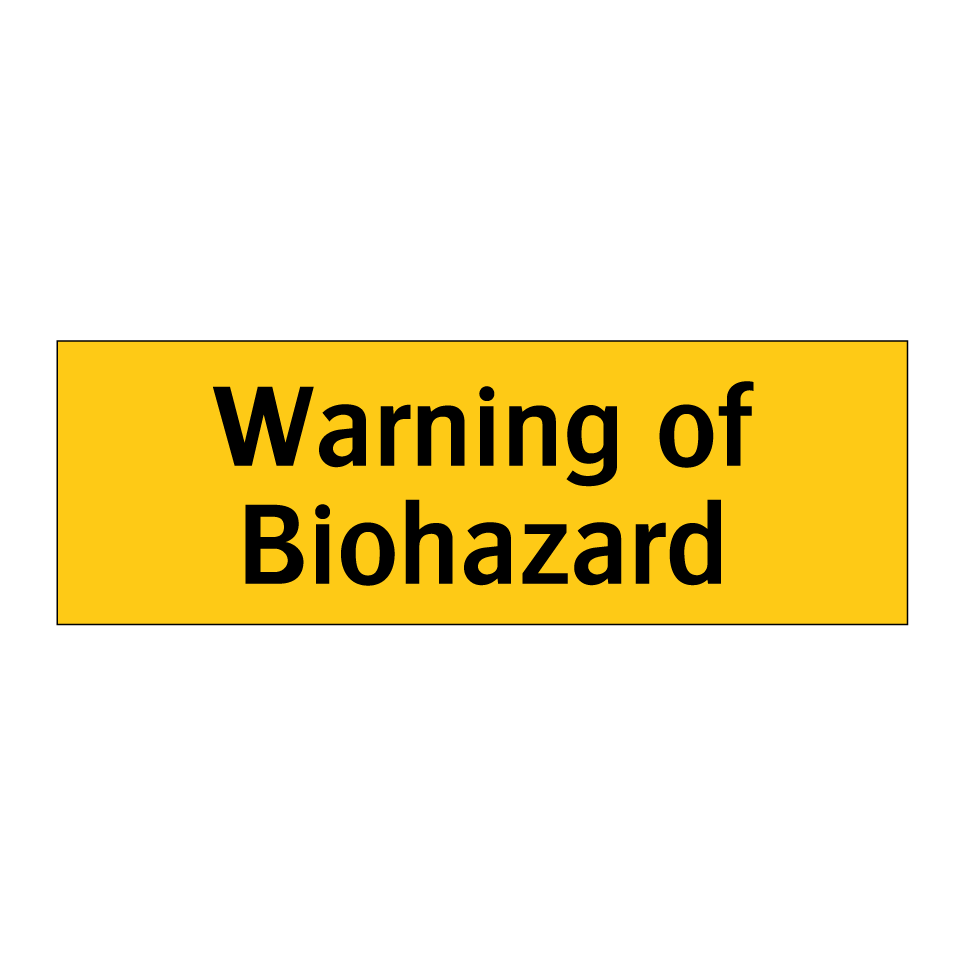 Warning of Biohazard