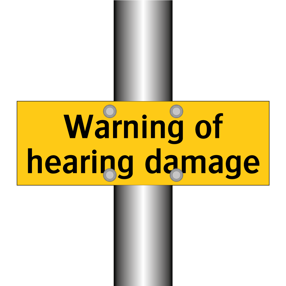 Warning of hearing damage