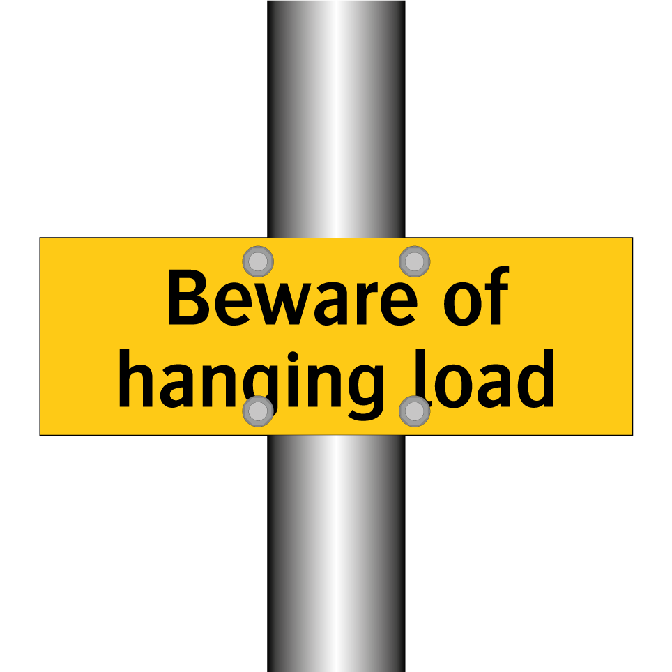 Beware of hanging load