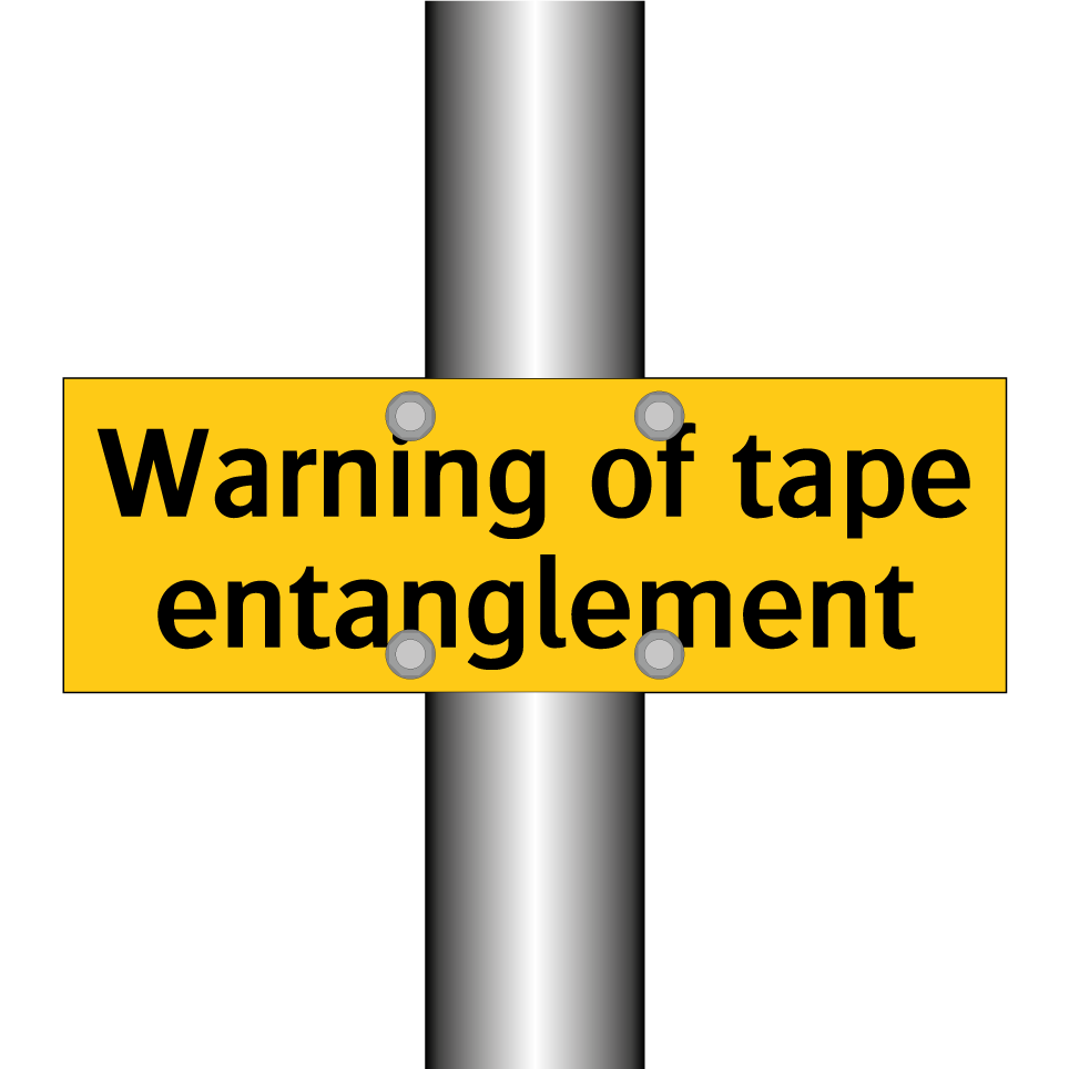 Warning of tape entanglement