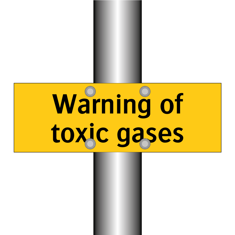 Warning of toxic gases