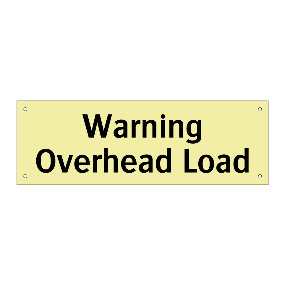 Warning Overhead Load