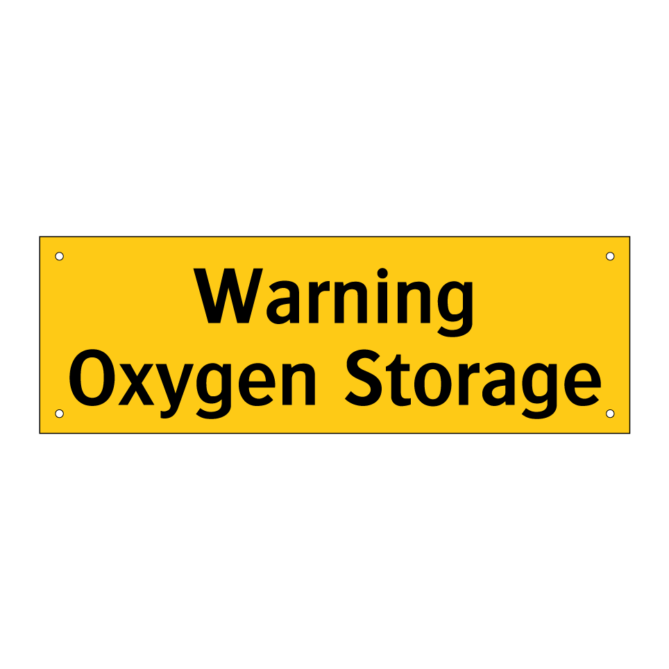 Warning Oxygen Storage