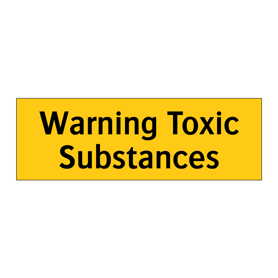 Warning Toxic Substances