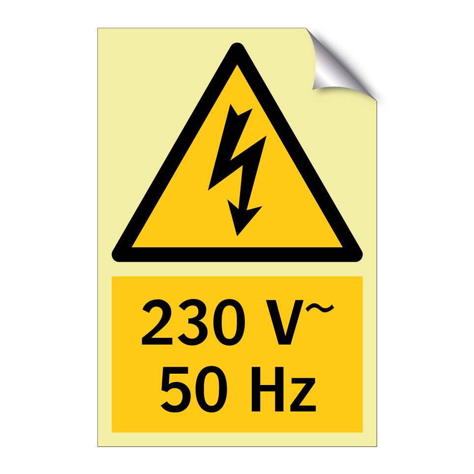 230 V~ 50 Hz