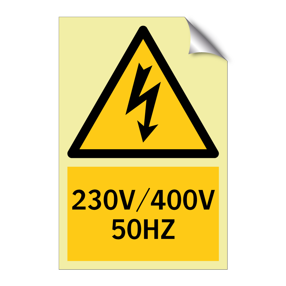 230V/400V 50HZ