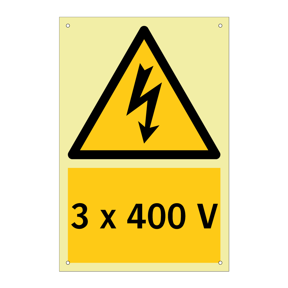 3 x 400 V