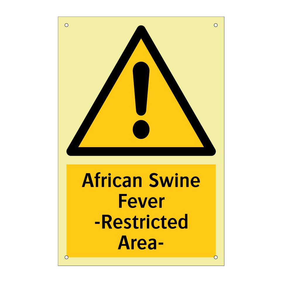 African Swine Fever -Restricted Area-