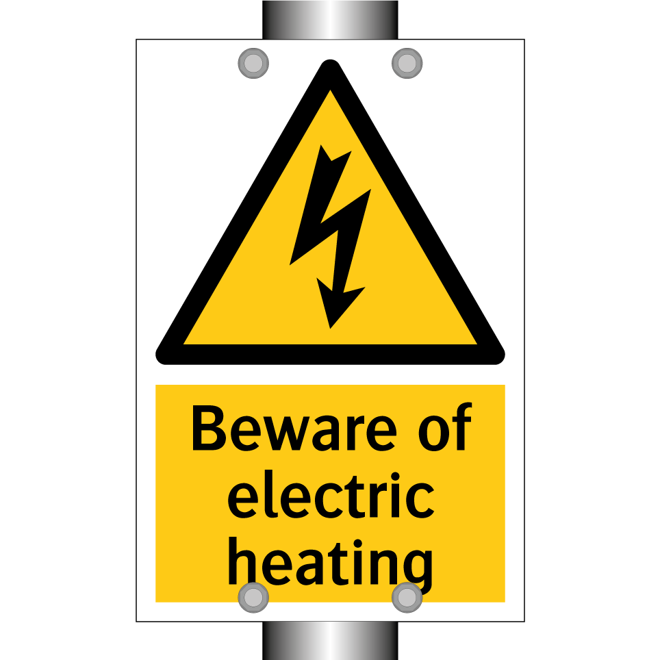 Beware of electric heating