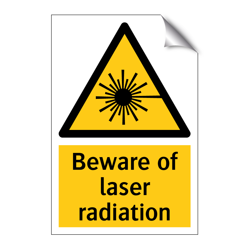Beware of laser radiation