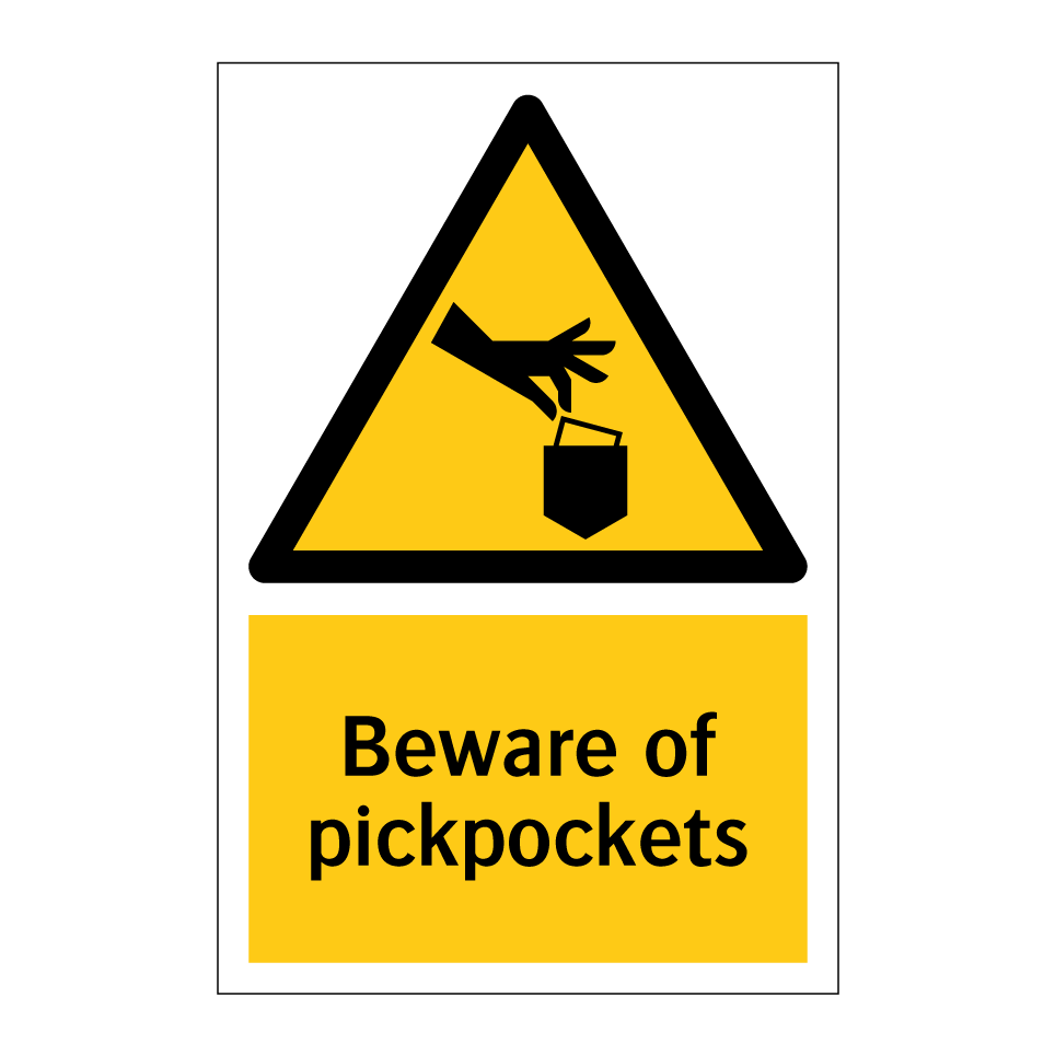 Beware of pickpockets