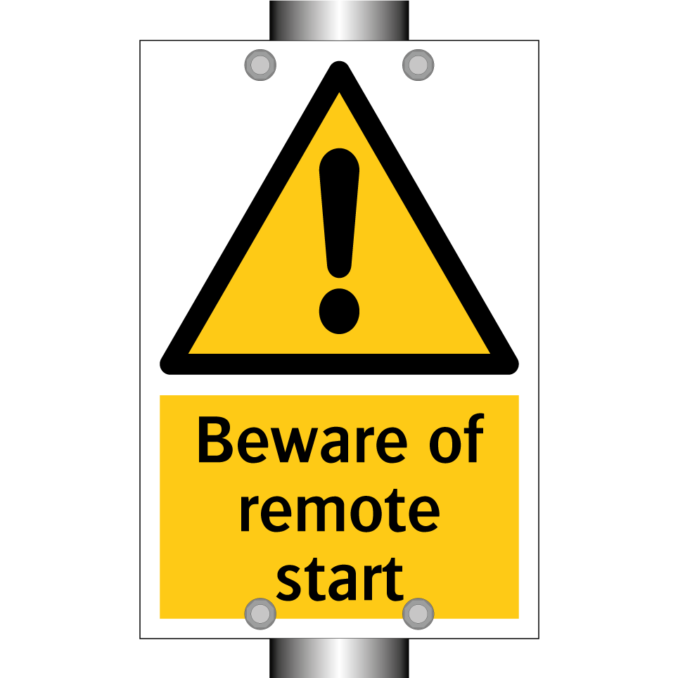 Beware of remote start