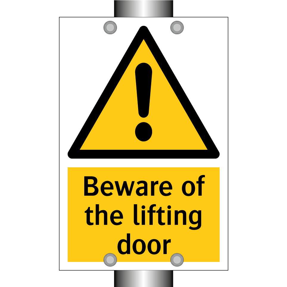 Beware of the lifting door