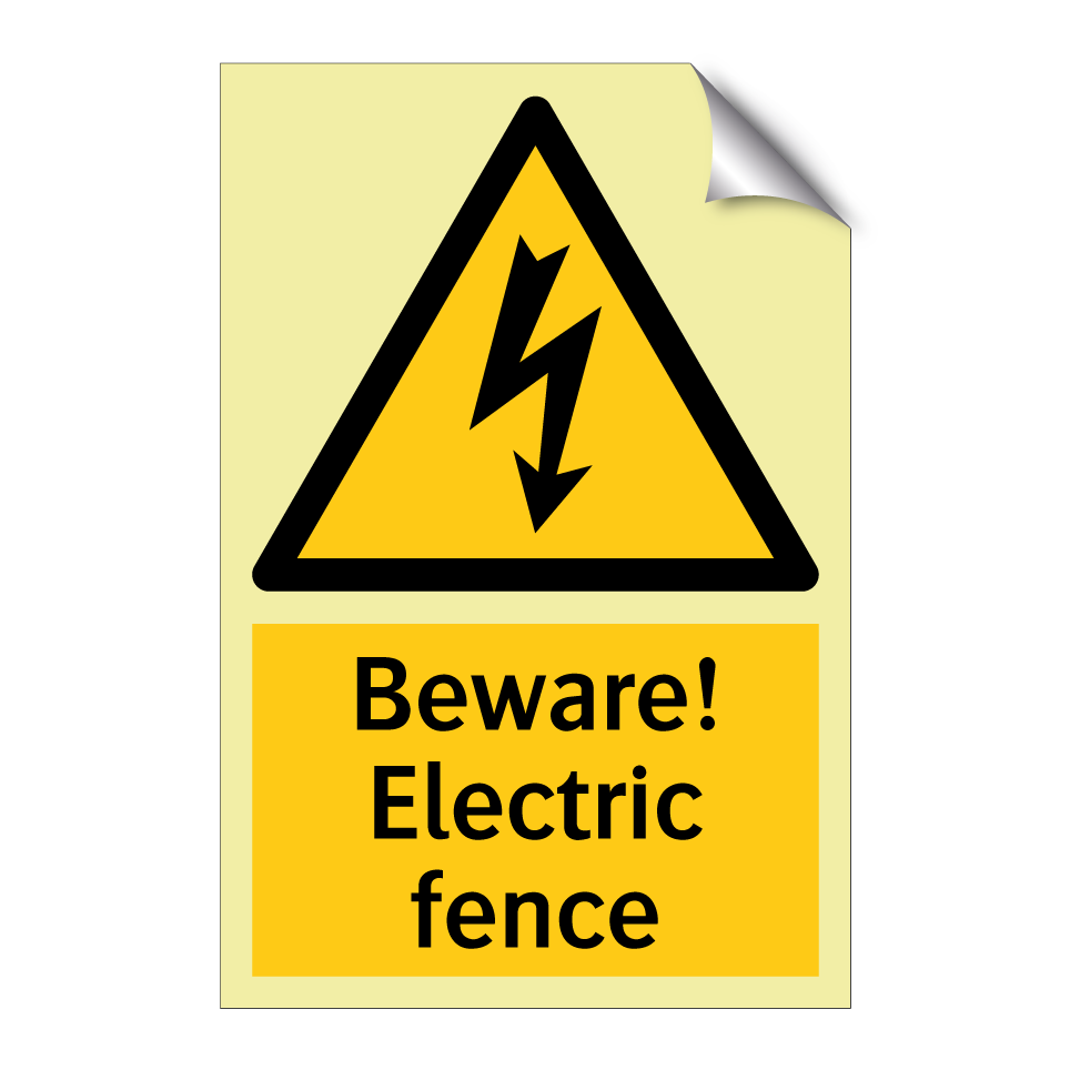 Beware! Electric fence