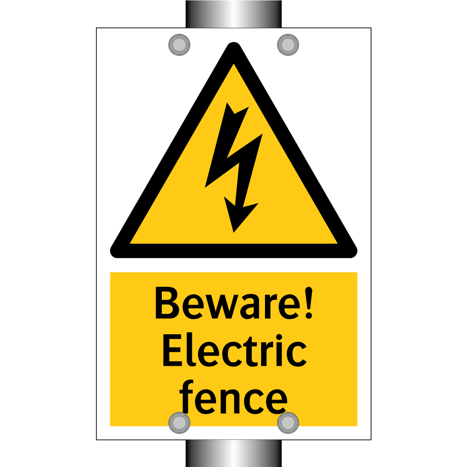 Beware! Electric fence