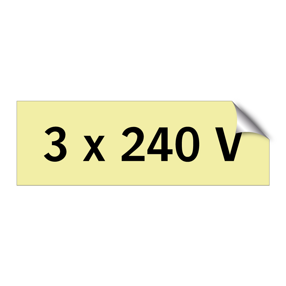 3 x 240 V
