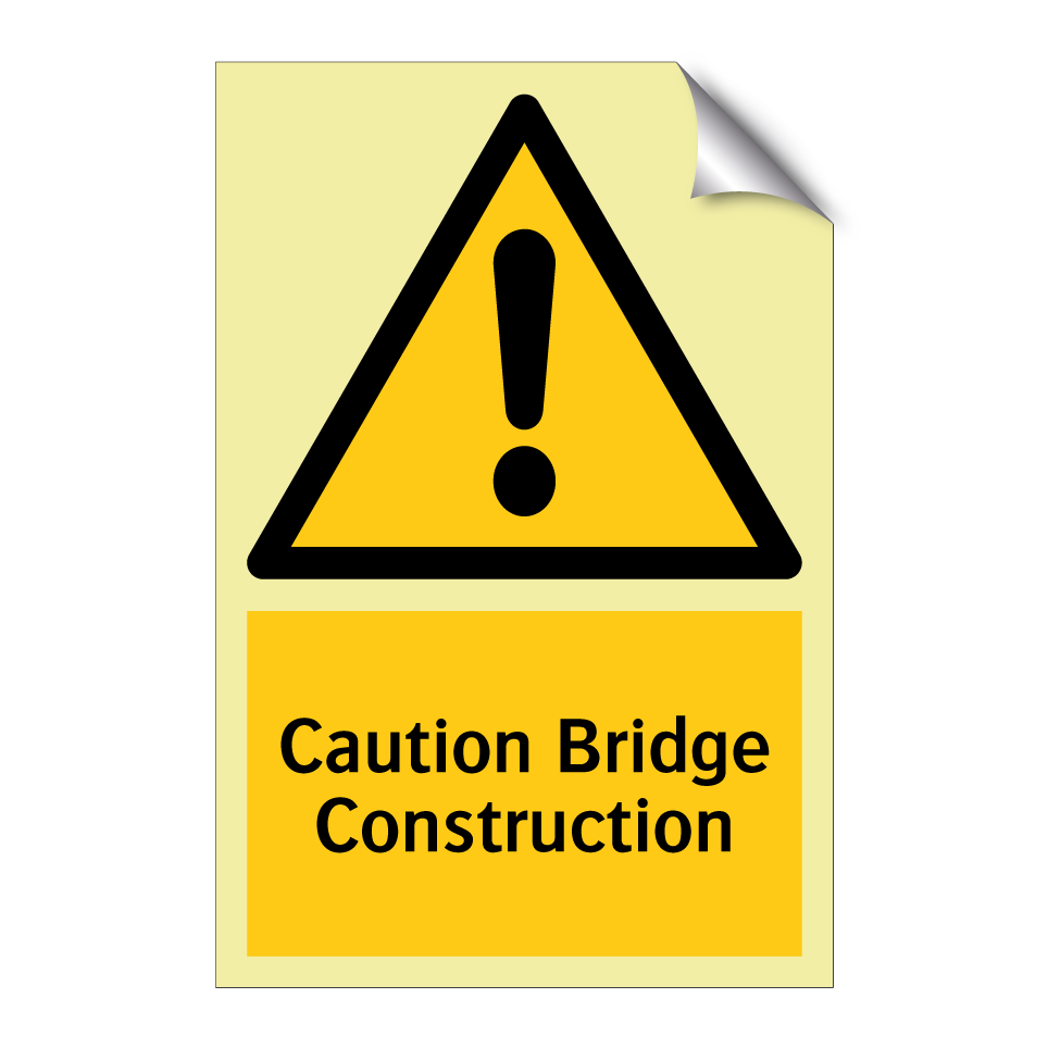 Caution Bridge Construction