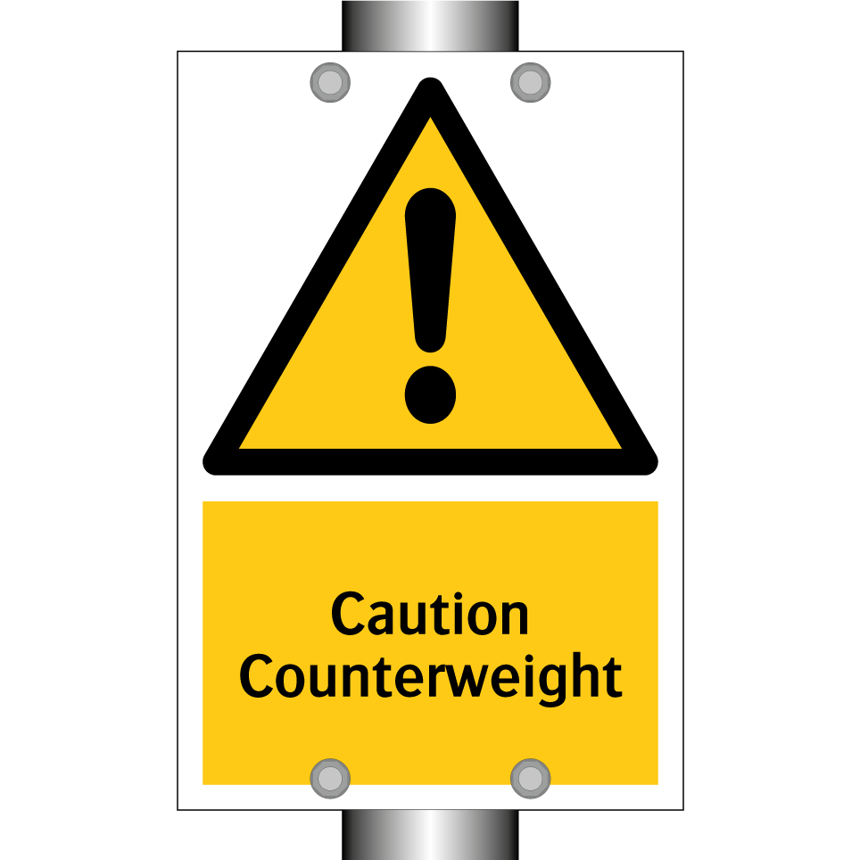Caution Counterweight