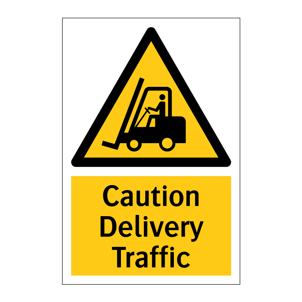 Caution Delivery Traffic