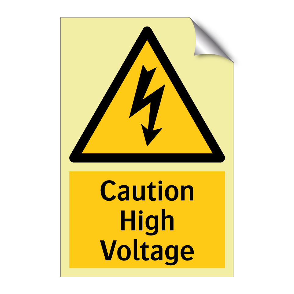 Caution High Voltage