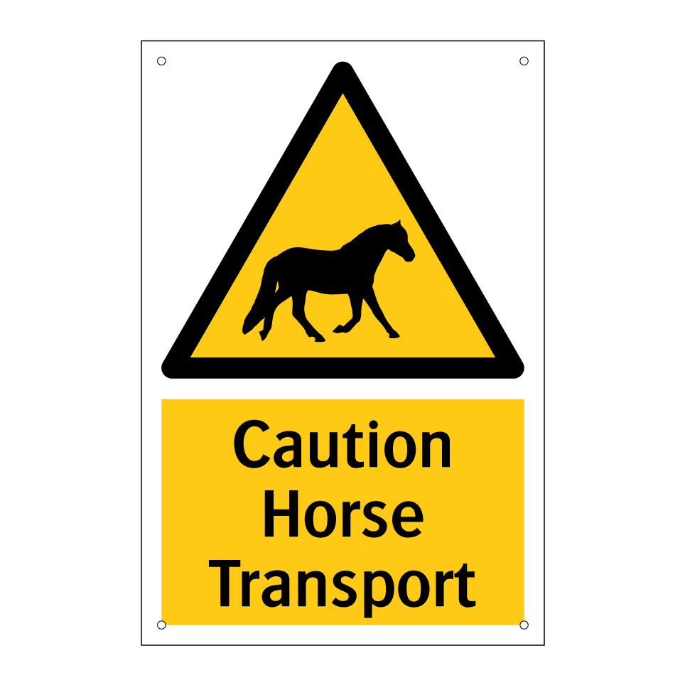 Caution Horse Transport